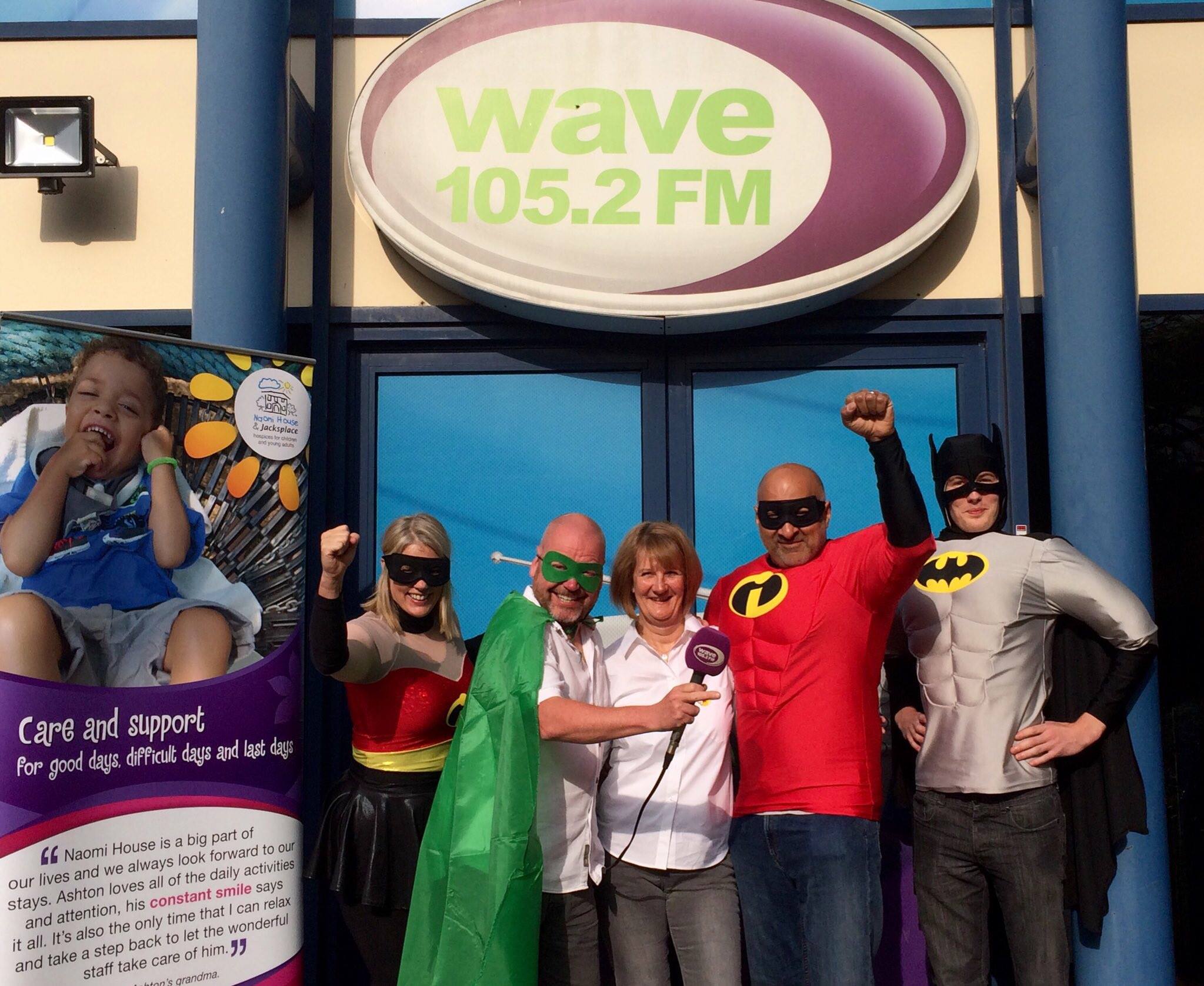 Wave 105 Superhero Day raises over £15,000 for us!